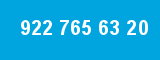 922 765 63 20